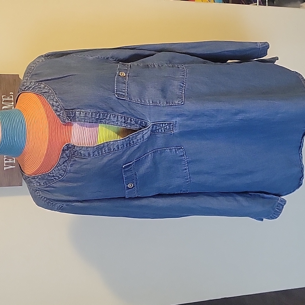 CLOTH & STONE DENIM TOP